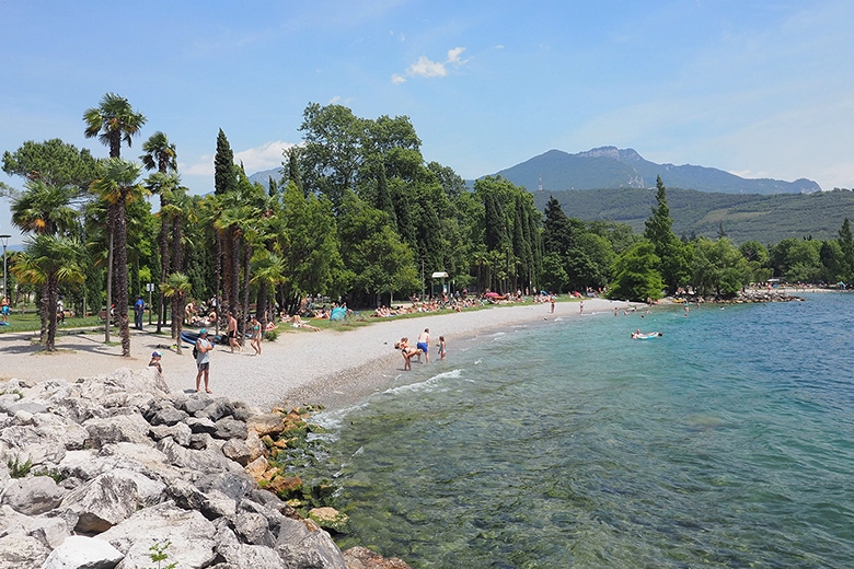 Strände am Gardasee auf der GardaTrentino