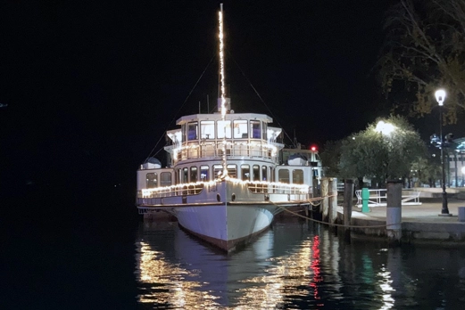 Silvester am Gardasee auf einem Motorschiff